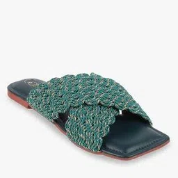 Women Criss-Cross Strap Slip-On Platforms-image-74