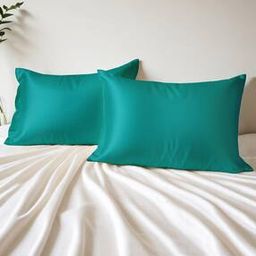 Set of 2 Satin Pillow Covers 27" x 18"-13