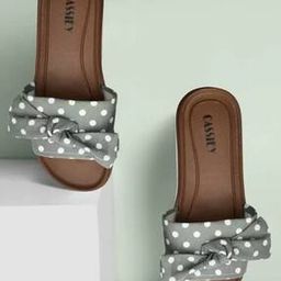 Women Polka-Dot Regular Fit Slides-25