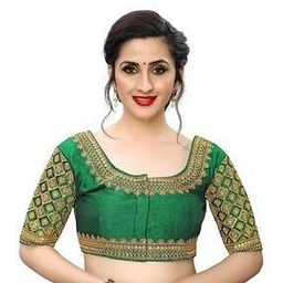Embroidered Front-Open Blouse-image-97