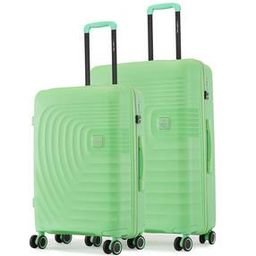 Pack of 2 Striped Hard Body Trolley Bags-image-58