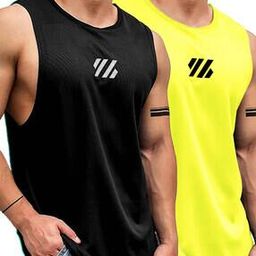 Pack of 2 Round-Neck Vests-image-70