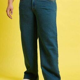 Men Lightly Washed Relaxed Fit Jeans-image-55