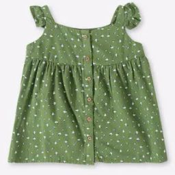 Printed Button-Down Top-43