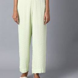 Solid Palazzos with Elastic Waist-image-15