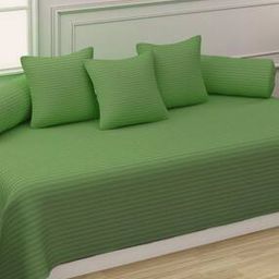 Set of 6 Striped Diwan Set-13