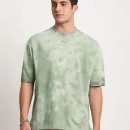 Men Tie & Dye Print Oversized Fit T-Shirt-picture-5