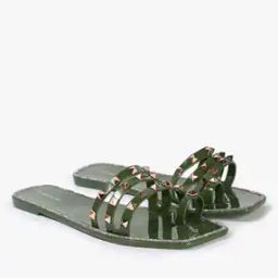 Embellished Toe-Ring Flat Sandals-image-96