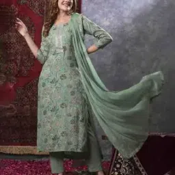 Women Floral Straight Kurta Set-picture-35