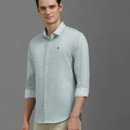 Men Micro Print Regular Fit Shirt-image-45