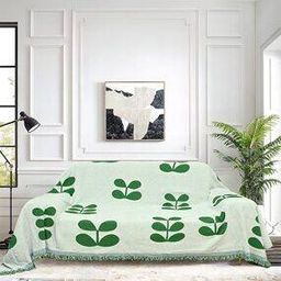 Leaf Print 3-Seater Reversible Sofa Cover-image-28