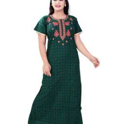 Floral Embroidered Nightie-picture-11