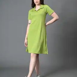 A-Line Dress with Side Slit-image-28
