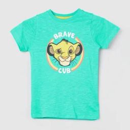 Boys Graphic Print Regular Fit Crew-Neck T-Shirt-image-0