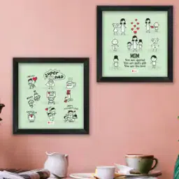 Set of 2 Parents Anniversary Gifts Poster Frames-picture-33