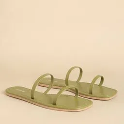 Open-Toe Double-Strap Flat Sandals-image-12