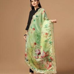 Women Floral print Dupatta-picture-46