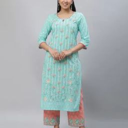 Women Floral Print Straight Kurta-picture-12