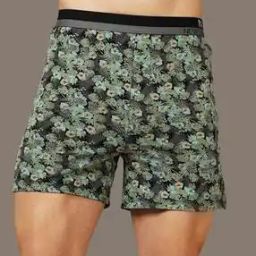Men Floral Print Boxer Briefs with Elasticated Waistband-picture-44