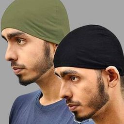 Men Pack of 2 Cotton Beanies-image-70