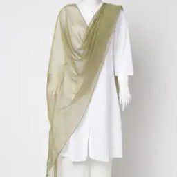 Floral Embroidered Dupatta-11