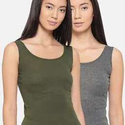Pack of 2 Sleeveless Camisoles-picture-46