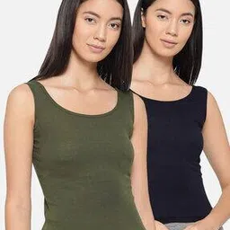 Pack of 2 Sleeveless Camisoles-picture-24