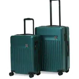 Men Set of 2 Striped Trolleybags with TSA Lock-image-5