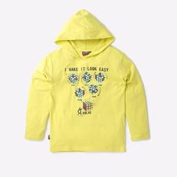 Graphic Print Hooded T-shirt-image-32