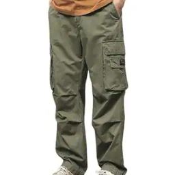 Men Relaxed Fit Cargo Pants with Insert Pockets-image-46