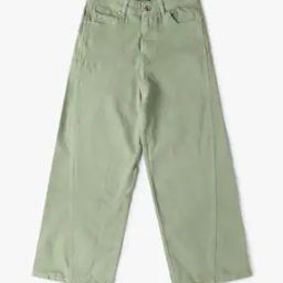 Girls Dyed Wide-Leg Jeans-image-70