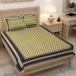 Printed Single Bedsheet with 2 Pillow Covers-3