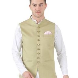 Solid Slim-Fit Nehru Jacket-10