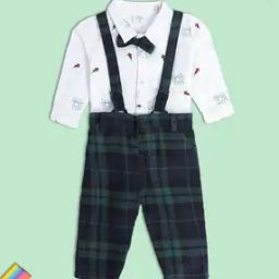 Boys Checked Trousers & Shirt Set-picture-13