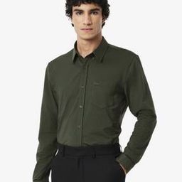 Men Regular Fit Shirt with Cutaway Collar-image-55