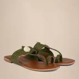 Braided Toe-Ring Flat Sandals-image-17