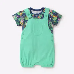 Ribbed Dungaree with Printed T-Shirt-picture-31