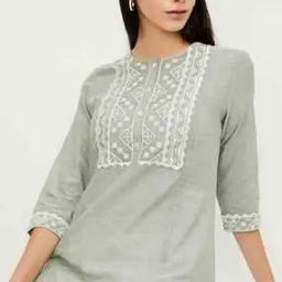 Embroidered Straight Kurta-image-15