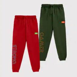 Boys Pack of 2 Printed Joggers-25