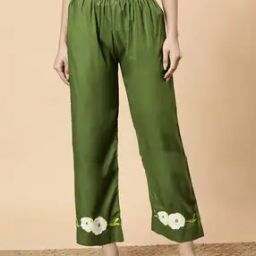 Women Floral Print Palazzos with Insert Pockets-image-92