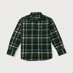 Checked Shirt with Patch Pocket-image-32