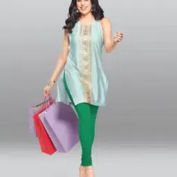 Full-Length Cotton Stretchable Leggings-image-93