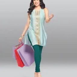 Full-Length Cotton Stretchable Leggings-image-68