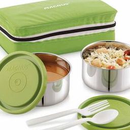 Stainless Steel Lunch Box with Leak-Proof Containers-24