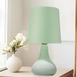 Round Table Lamp with Shade-0
