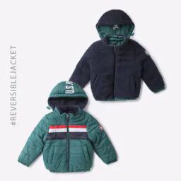 Reversible Puffer Jacket with Detachable Hood-18