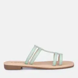 Slip-on Style Flat Heeled Sandals-image-60