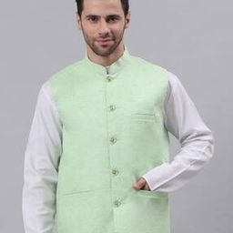 Heathered Jacket with Welt Pocket-16