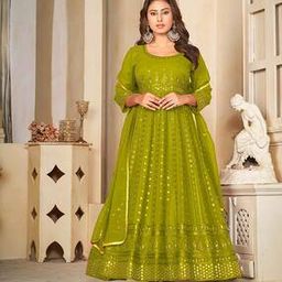 Women Embroidered 2-Piece Semi-Stitched Dress Material-image-27