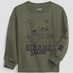 Boys Printed Relaxed Fit Round-Neck T-Shirt-image-89